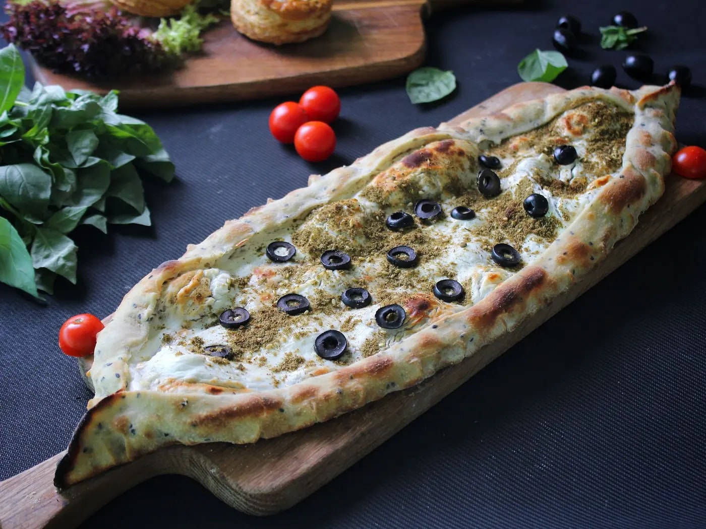 Cheese with Green Olives Pie