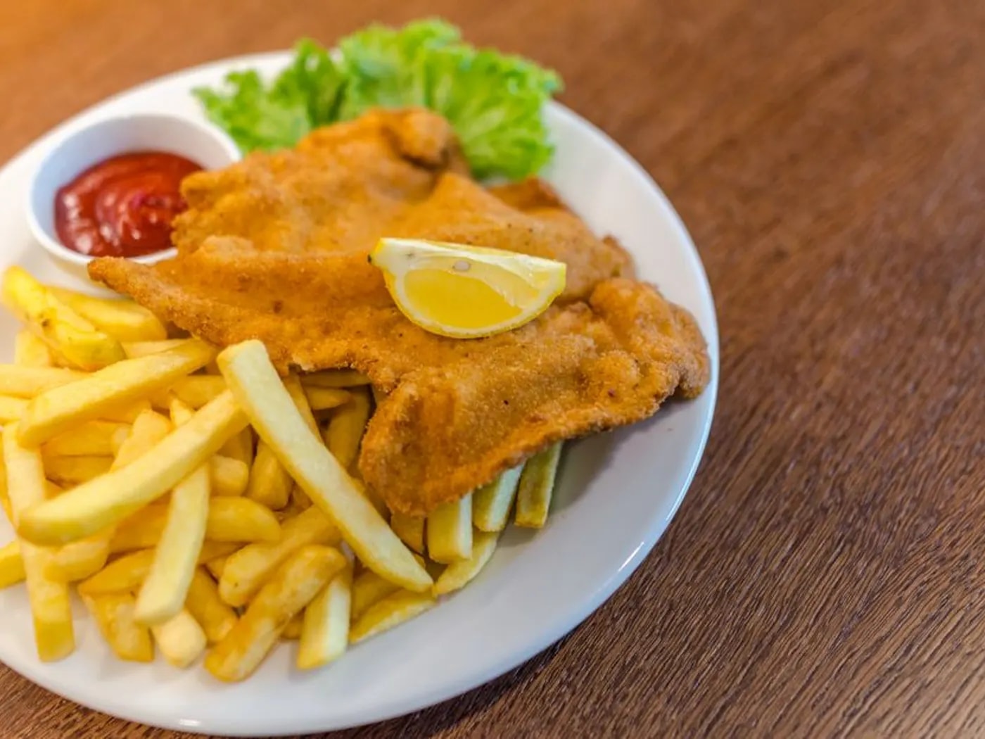 Chicken Schnitzel Platter