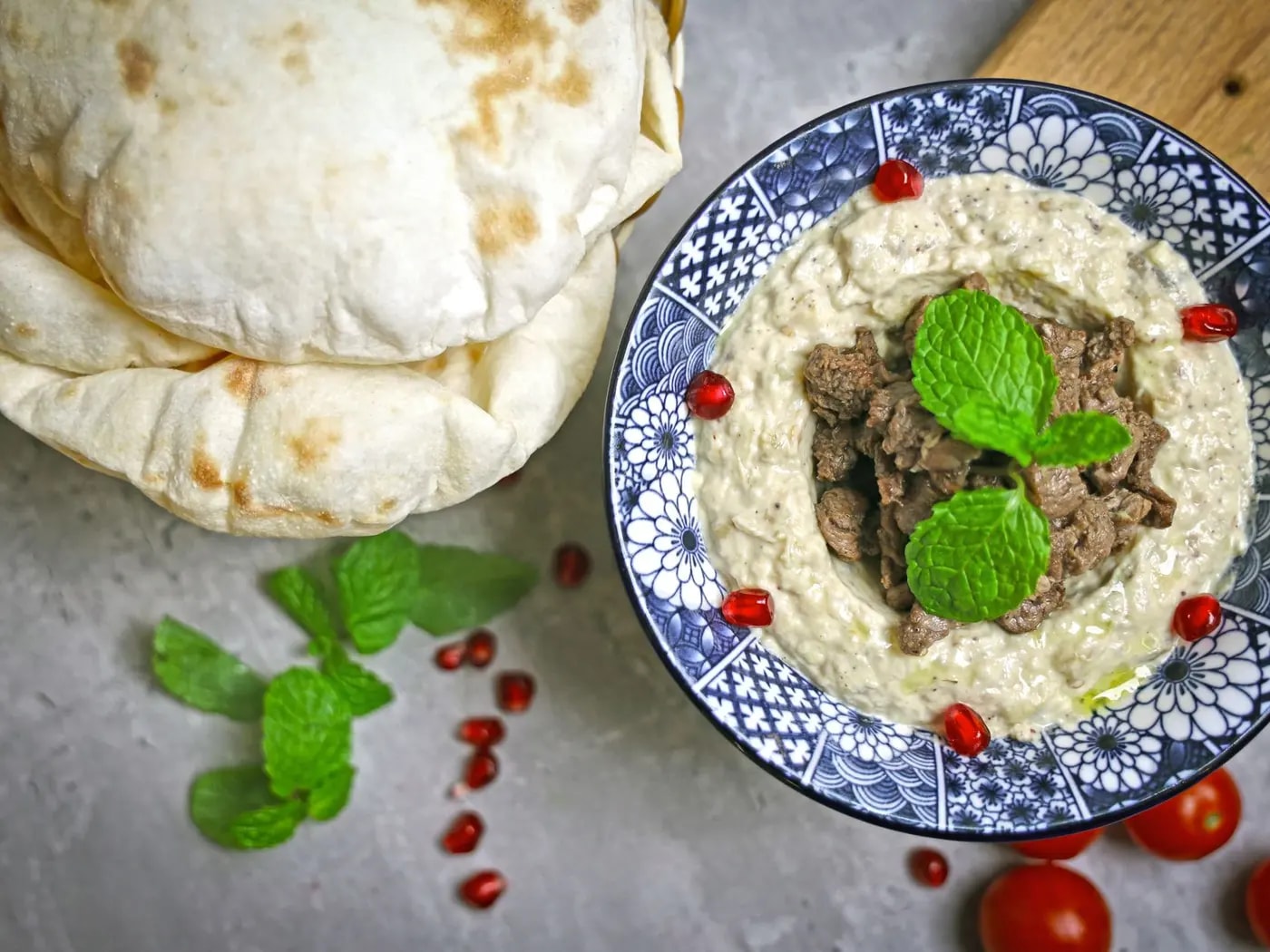 Hummus with Lamb